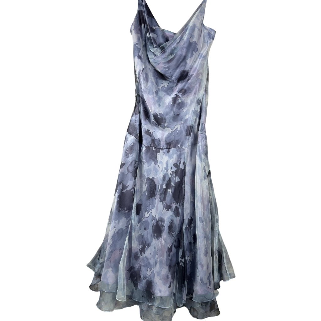 Elie Tahari Sz 2 Silk Slip Dress Nwt Msrp $398 Fairy Whimsy Y2k Elegant Wedding